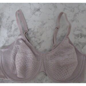 Wacoal Bra 38DD Lavender Purple Visual Effects Minimizer Underwire 857210